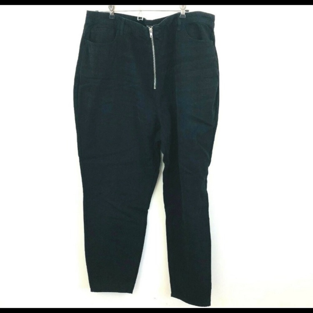 Zip up jeans